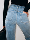 In the End Straight Leg Jeans - Stitch And Feather