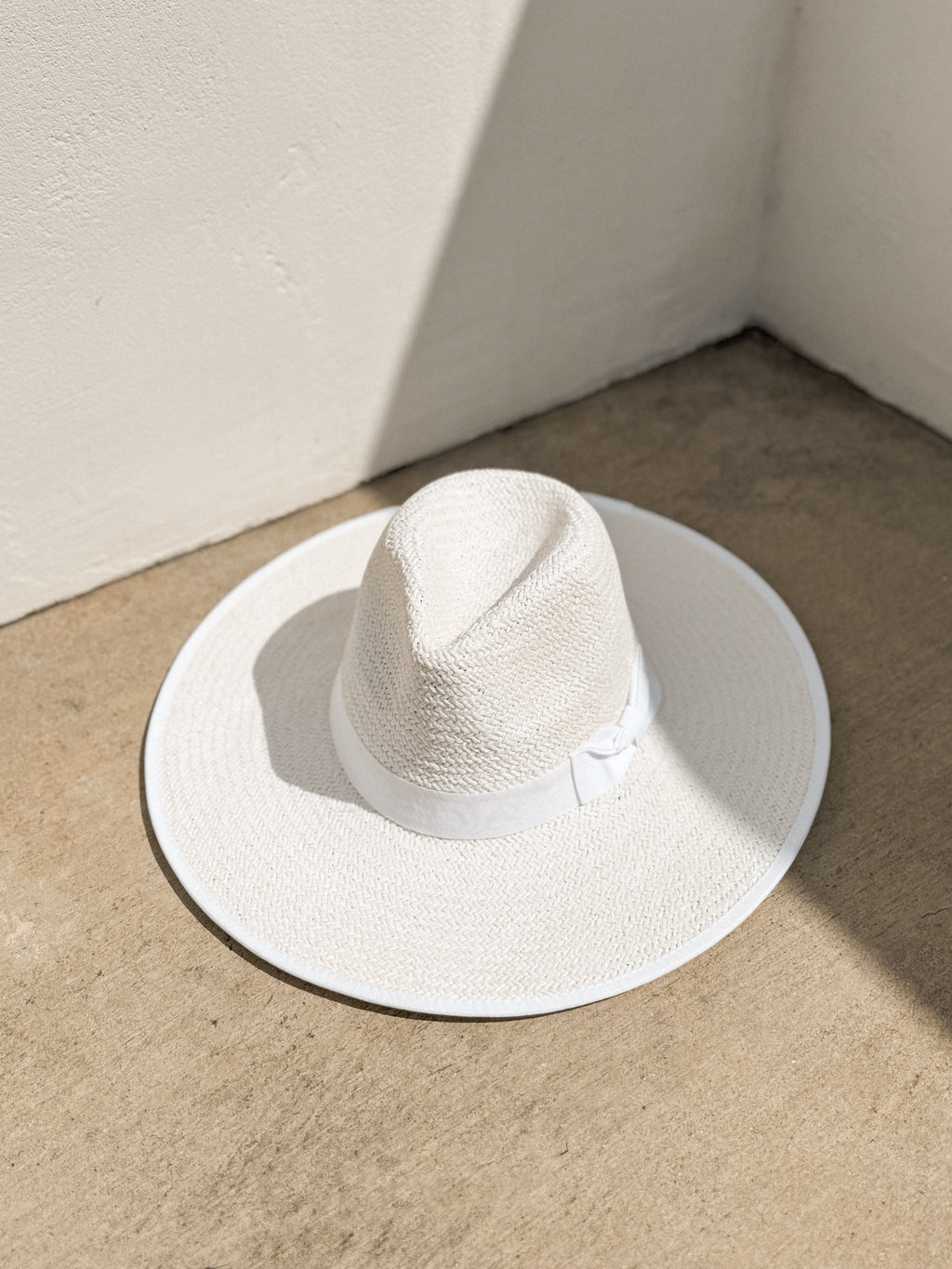 Emma Straw Rancher in White - Stitch And Feather