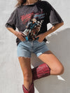 Midwest Cowboy Rodeo Graphic Tee - Stitch And Feather