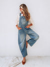 Lucky One Barrel Denim Overalls - Stitch And Feather