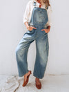 Lucky One Barrel Denim Overalls