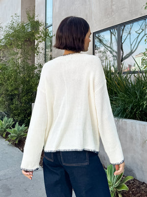 Delicate Dreams Knit Sweater - Stitch And Feather
