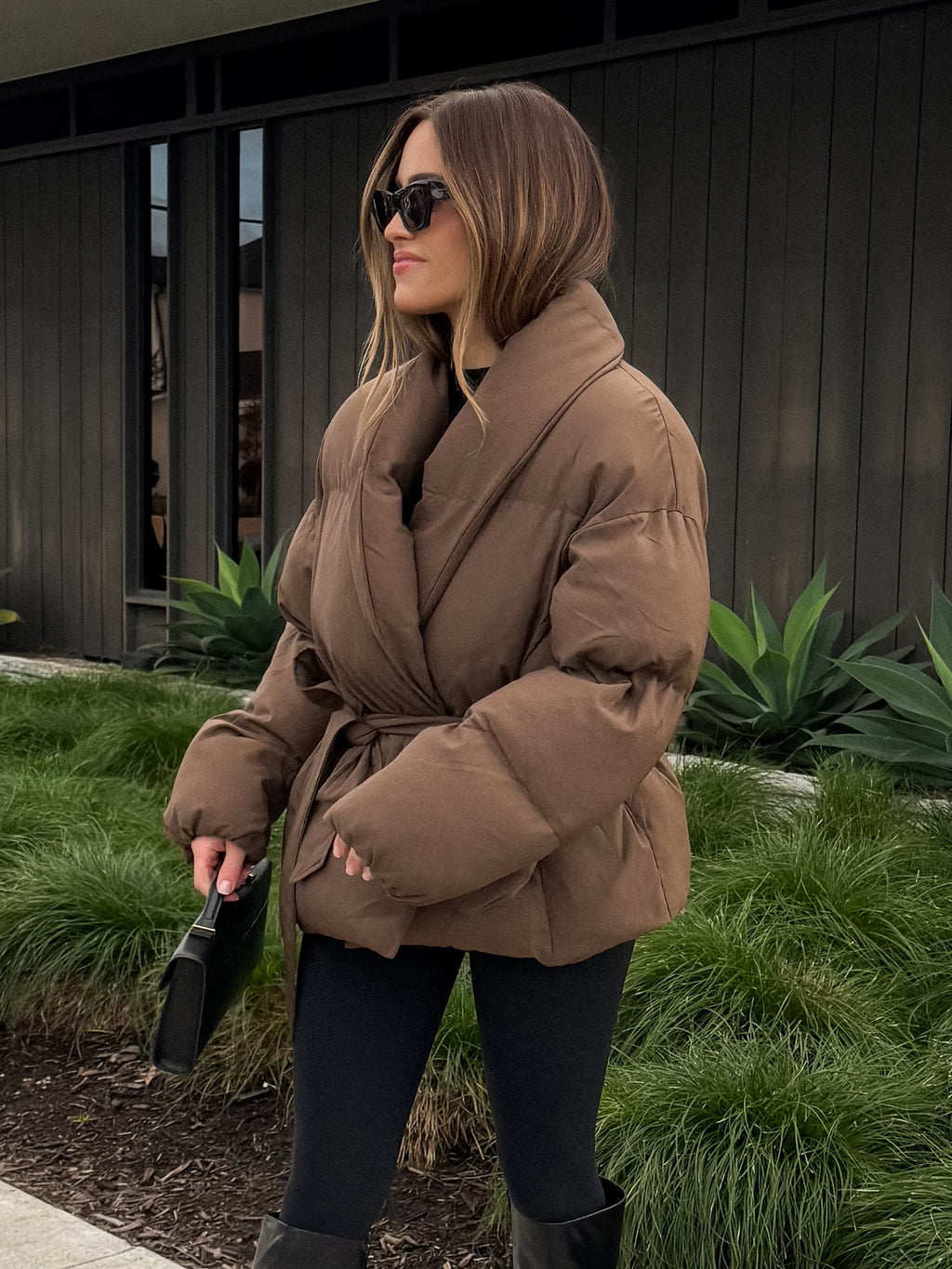 Tahoe Puffer Jacket in Brown