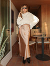 Pixie Dust Satin Maxi Skirt - Stitch And Feather