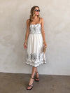 Olivia Embroidered Midi Dress