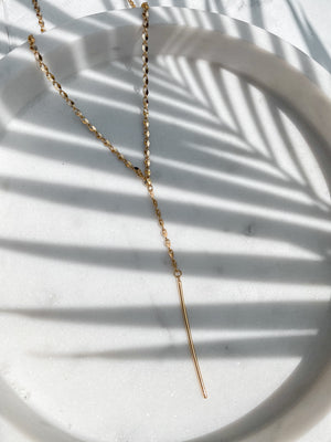 Bar Necklace - Stitch And Feather