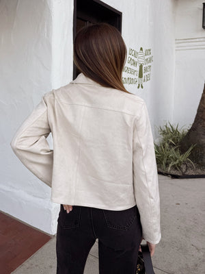 Teagan Faux Suede Jacket