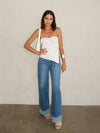 Daydream Strapless Knit Top in Cream - Stitch And Feather