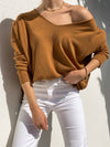 Gingerbread Dreams V-Neck Sweater - Stitch And Feather