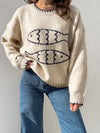 Arden Fish Knit Sweater