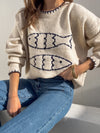 Arden Fish Knit Sweater
