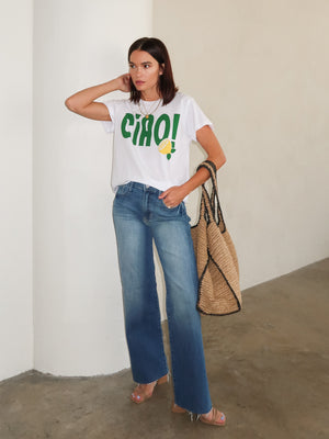 Ciao Boyfriend Tee - Stitch And Feather