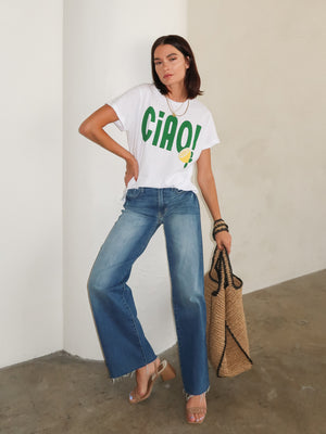 Ciao Boyfriend Tee - Stitch And Feather