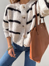 Cafe Noir Stripe Knit Sweater