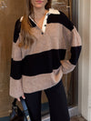Oakley Stripe Polo Sweater