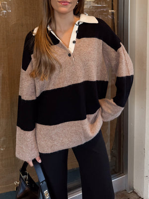 Oakley Stripe Polo Sweater