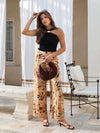 Nerida Cross Halter Top in Black - Stitch And Feather