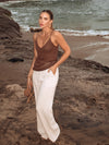 Miller Linen Wide Leg Pants - Stitch And Feather