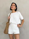 {Pre-Order} Cancun Knit Top - Stitch And Feather