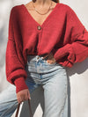 Betting On Us Knit Sweater in Red Wood - Stitch And Feather