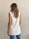 Laguna Striped Linen Vest