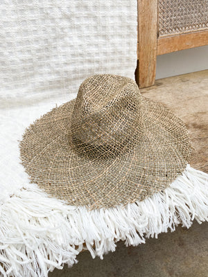 Mateo Open Weave Straw Hat - Stitch And Feather