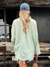 Thyme Oversized Button Down - Stitch And Feather