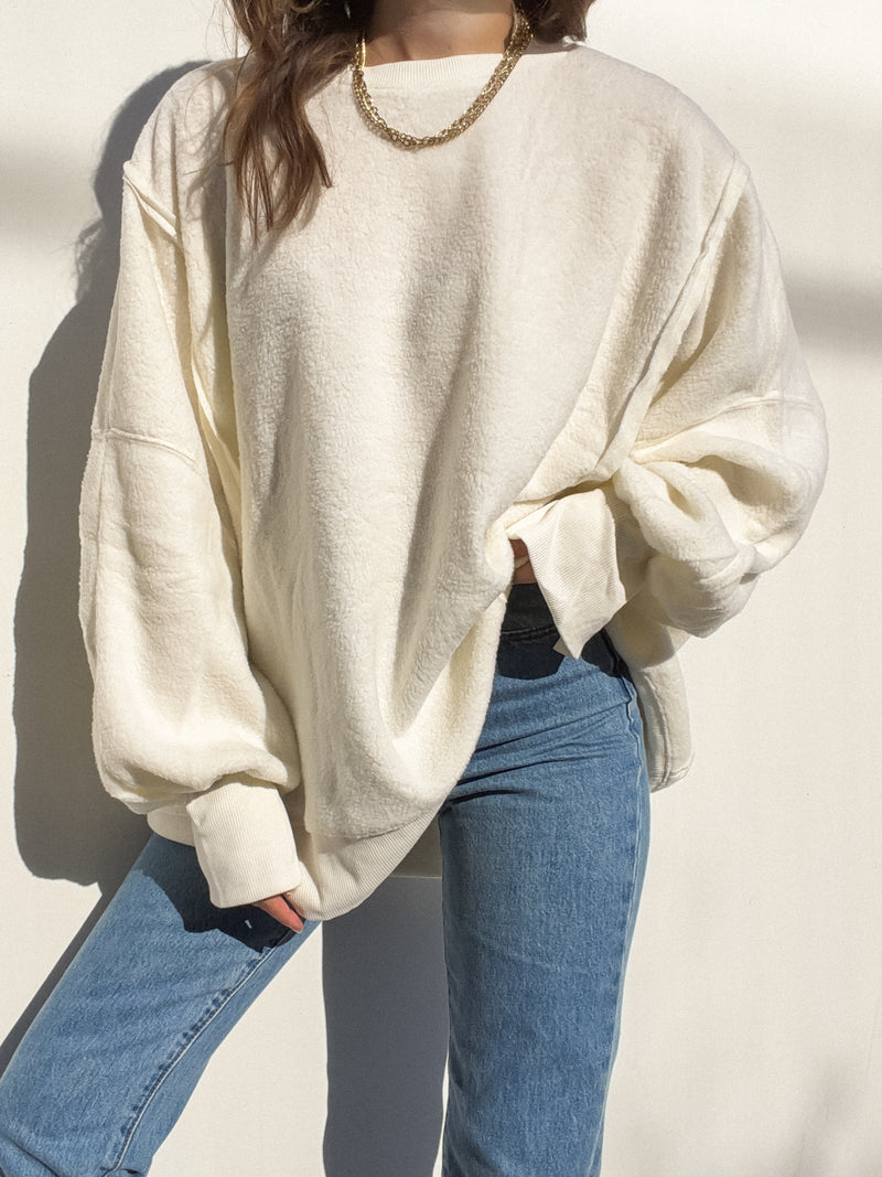 Elysia Soft Sweatshirt in Cream