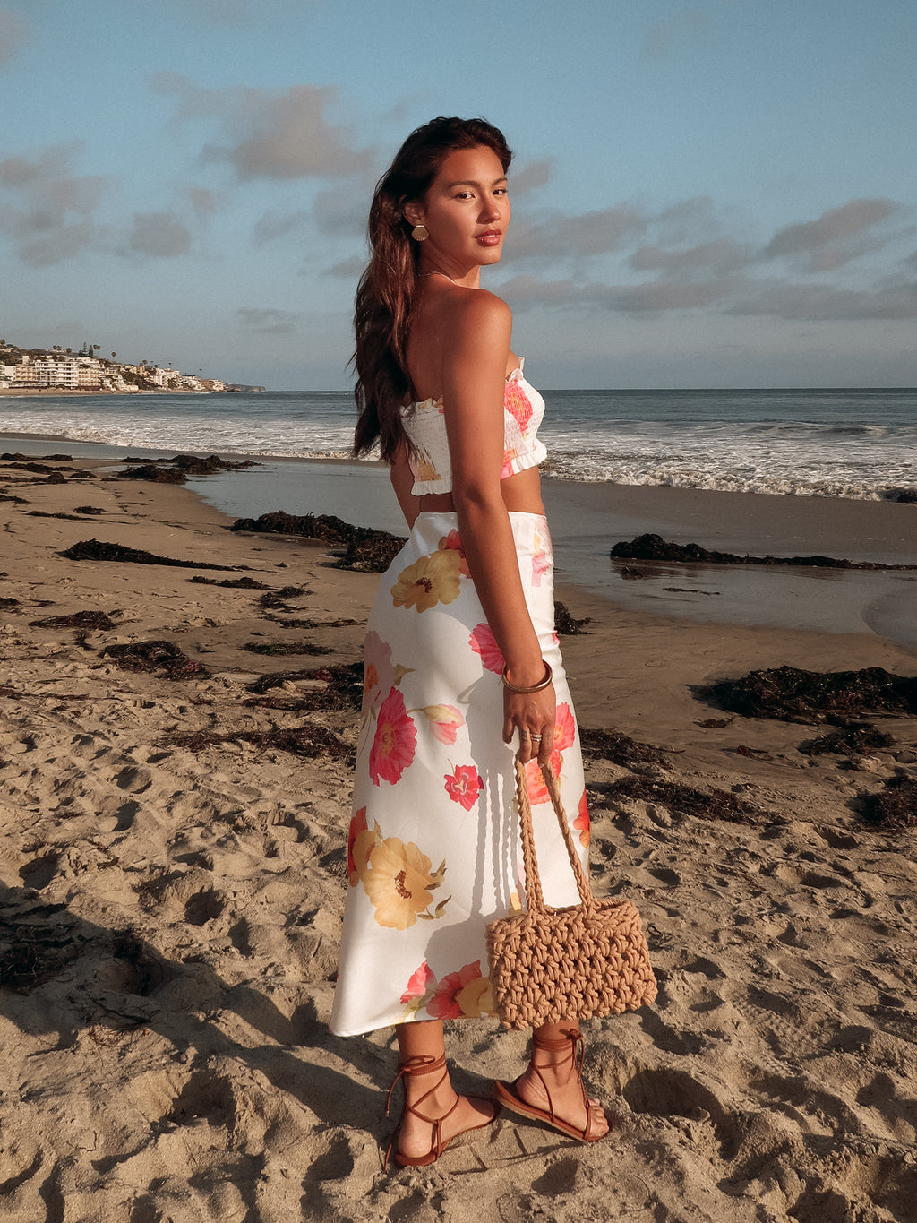 Dolce Vida Floral Midi Skirt