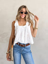 Oceana Eyelet Top