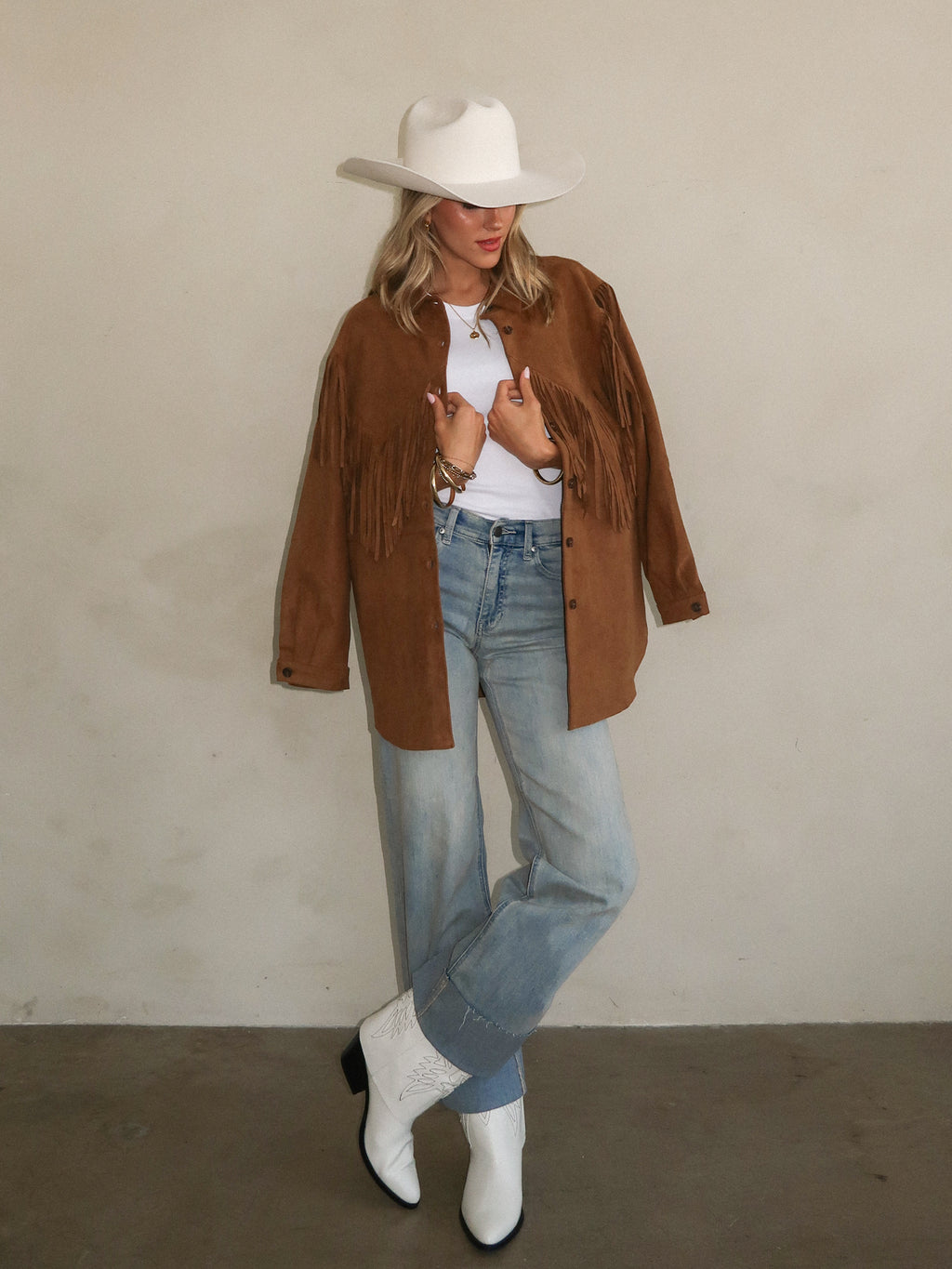 Harlow Fringe Suede Jacket