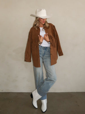 Harlow Fringe Suede Jacket