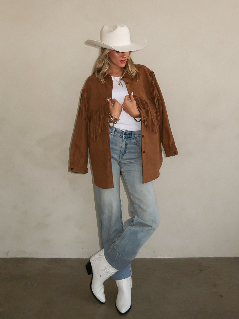 Harlow Fringe Suede Jacket