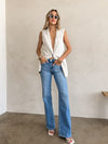 Laguna Striped Linen Vest