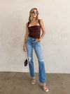 Rio Straight Leg Jeans - Stitch And Feather