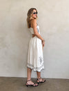 Olivia Embroidered Midi Dress