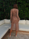 Ibiza Nights Sequin Midi Dress - Stitch And Feather