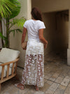 Mykonos Sequin Maxi Skirt - Stitch And Feather