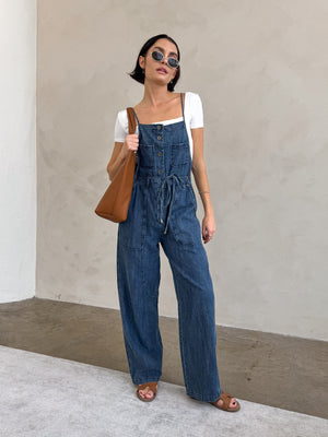 Blue Jean Baby Jumpsuit - Stitch And Feather