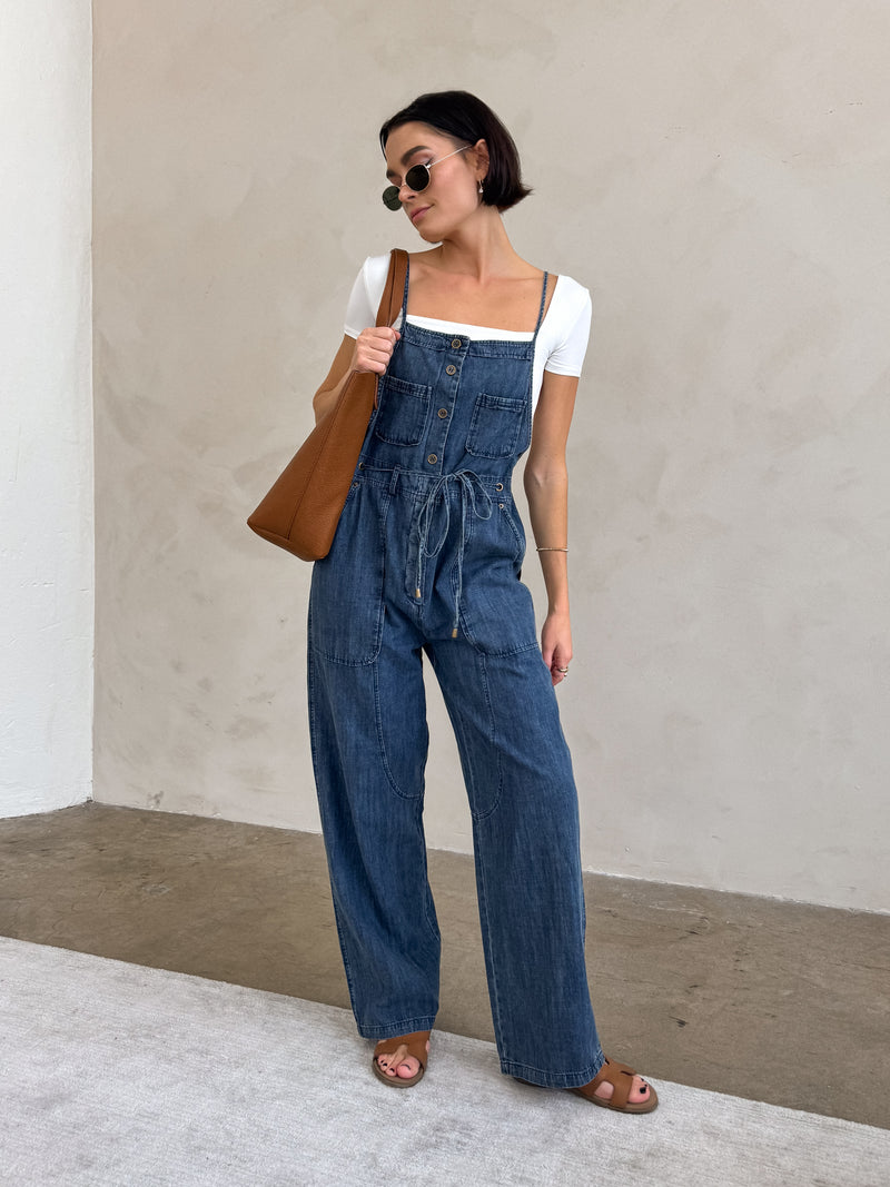 Blue Jean Baby Jumpsuit - Stitch And Feather