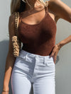 About Time Bodysuit in Brown - Stitch And Feather