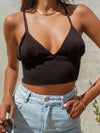 Milo Ribbed Tank in Black - Stitch And Feather