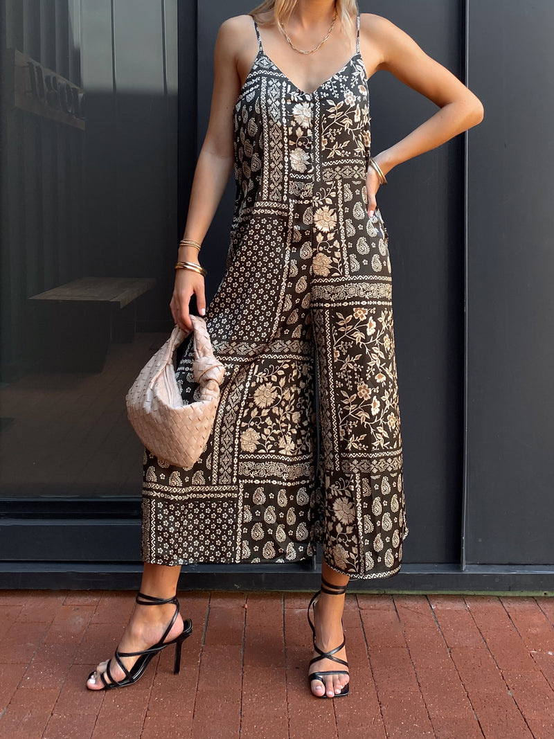 Erika Wide Leg Jumpsuit - Final Sale - Stitch And Feather