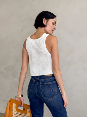 Cara Sleeveless Knit Top - Stitch And Feather