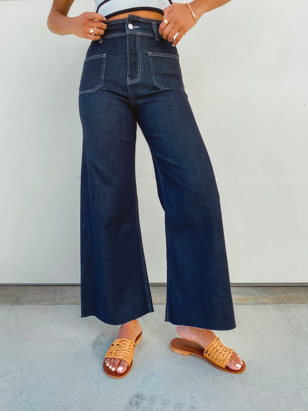 Seville High Rise Jeans - Stitch And Feather