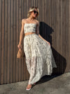 Delilah Floral Maxi Skirt - Stitch And Feather