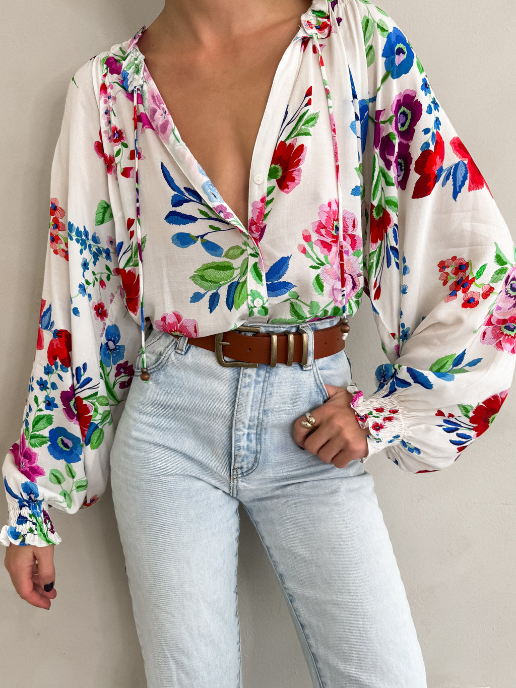 Alice Floral Button Down - Stitch And Feather