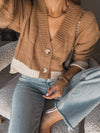 Coffee Crumble Knit Sweater - Stitch And Feather