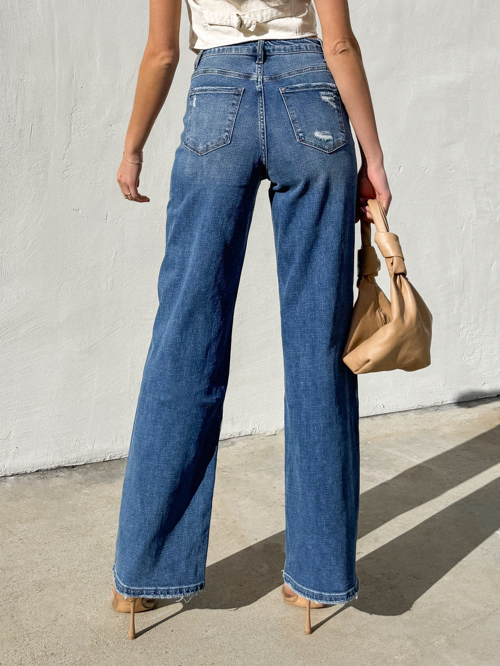 90's Vintage Jeans - Stitch And Feather
