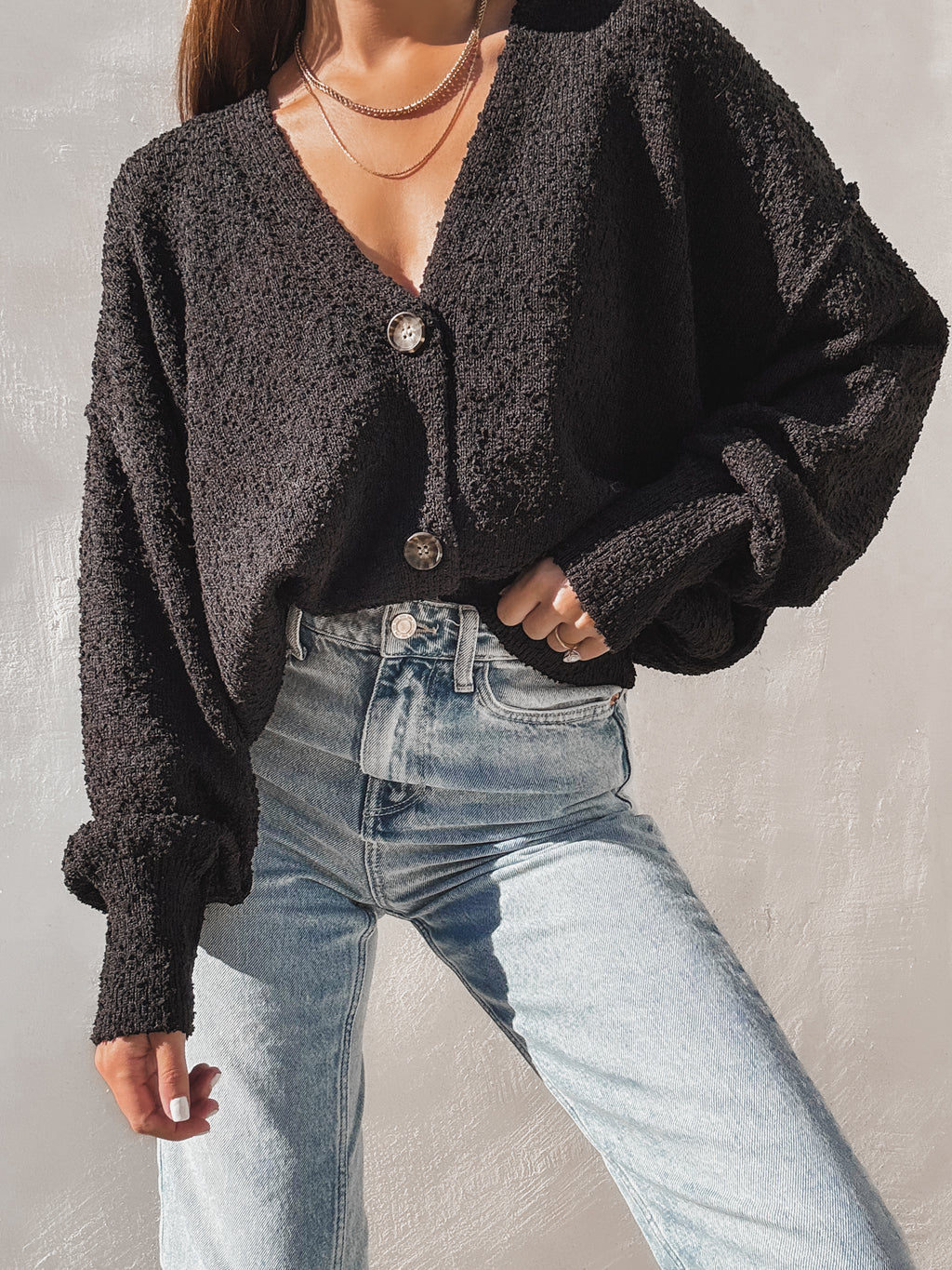 Betting On Us Knit Sweater in Black - Stitch And Feather